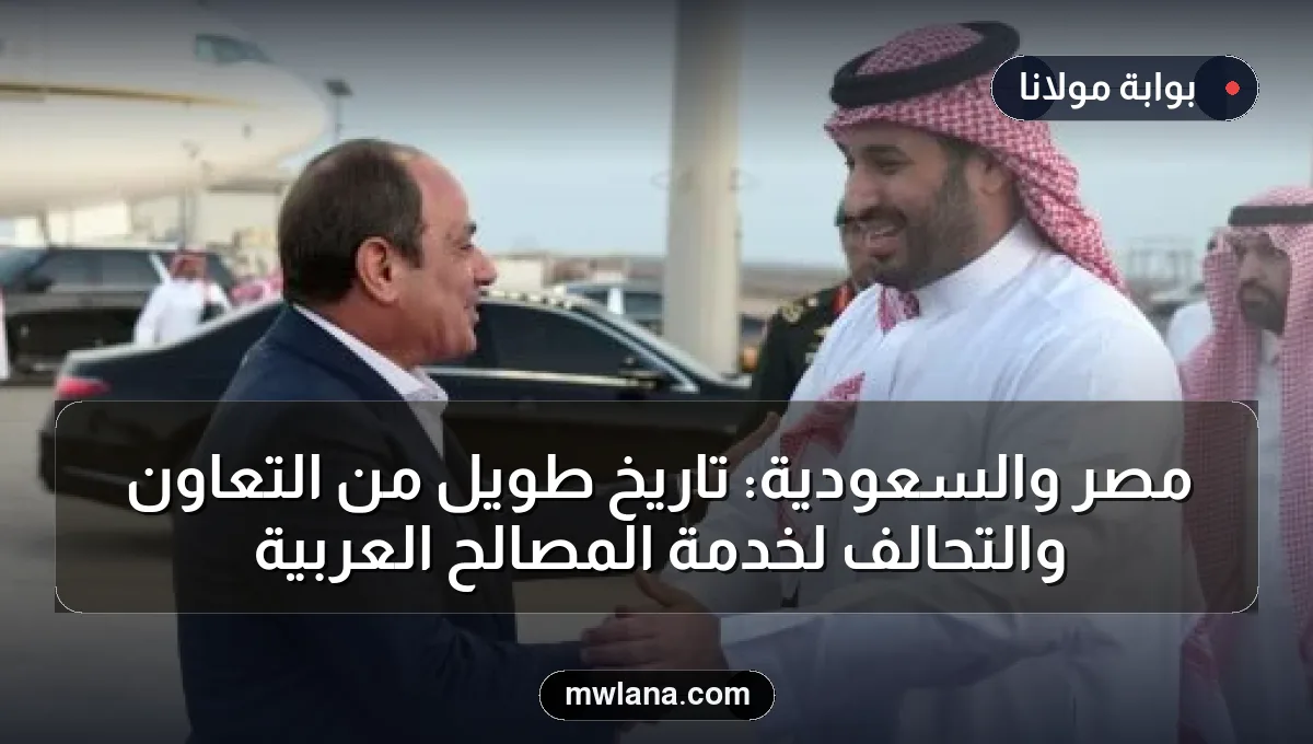 مصر والسعودية: تاريخ طويل من التعاون والتحالف لخدمة المصالح العربية