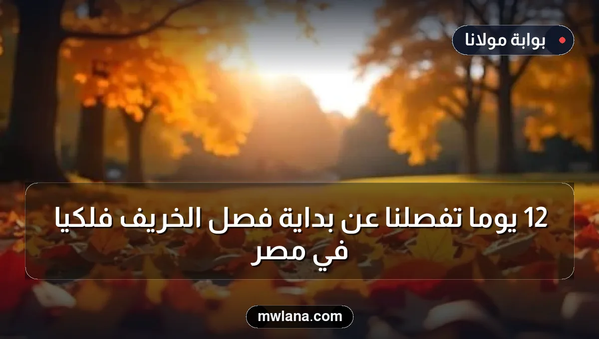 12 يومًا تفصلنا عن بداية فصل الخريف فلكيًا في مصر