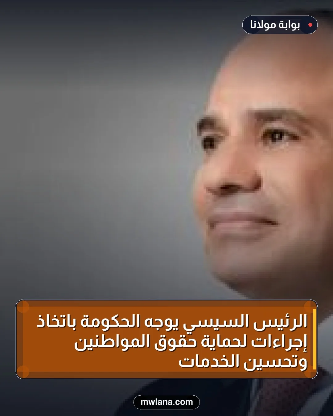 الرئيس السيسي يوجه الحكومة باتخاذ إجراءات لحماية حقوق المواطنين وتحسين الخدمات