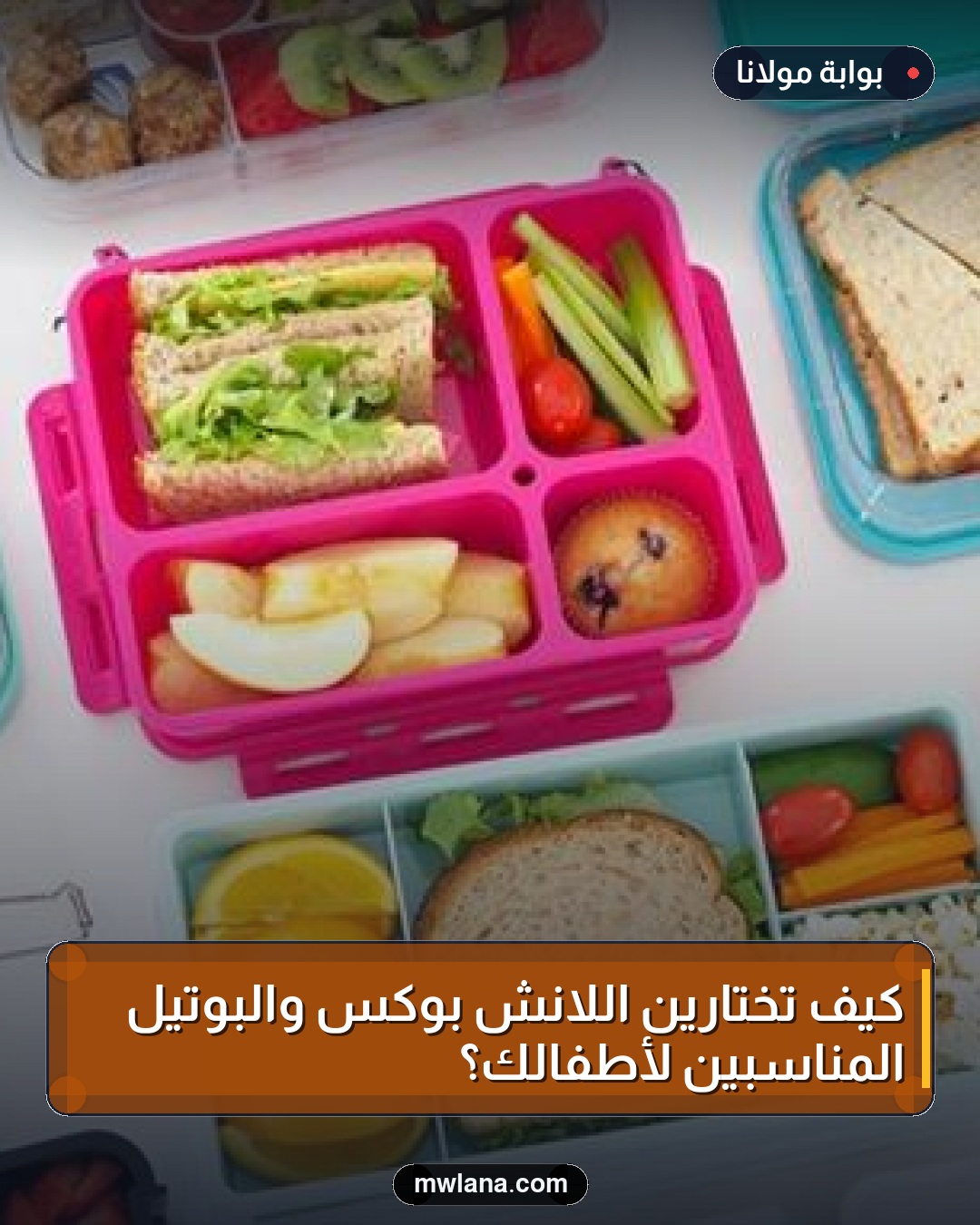 كيف تختارين اللانش بوكس والبوتيل المناسبين لأطفالك؟