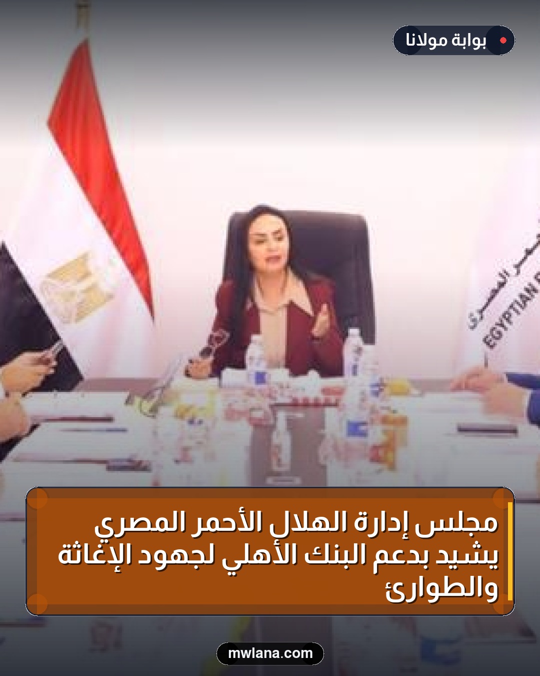 مجلس إدارة الهلال الأحمر المصري يشيد بدعم البنك الأهلي لجهود الإغاثة والطوارئ