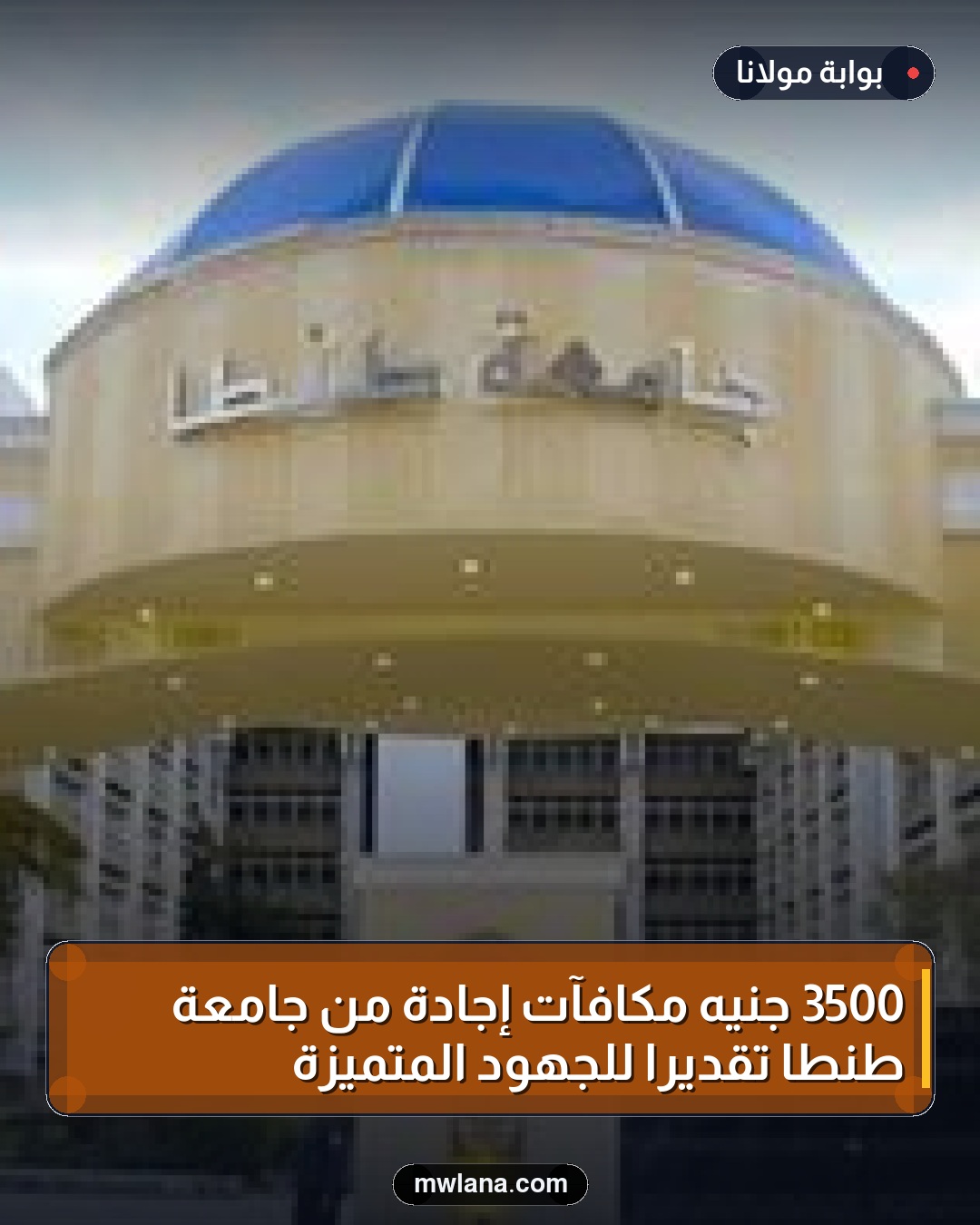 3500 جنيه مكافآت إجادة من جامعة طنطا تقديرًا للجهود المتميزة