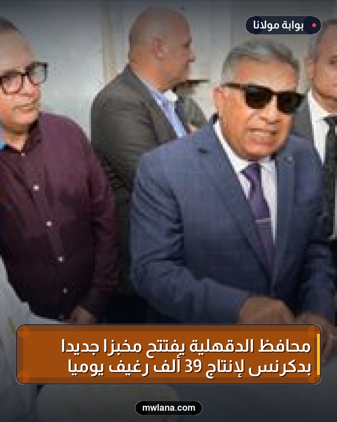 محافظ الدقهلية يفتتح مخبزًا جديدًا بدكرنس لإنتاج 39 ألف رغيف يوميًا
