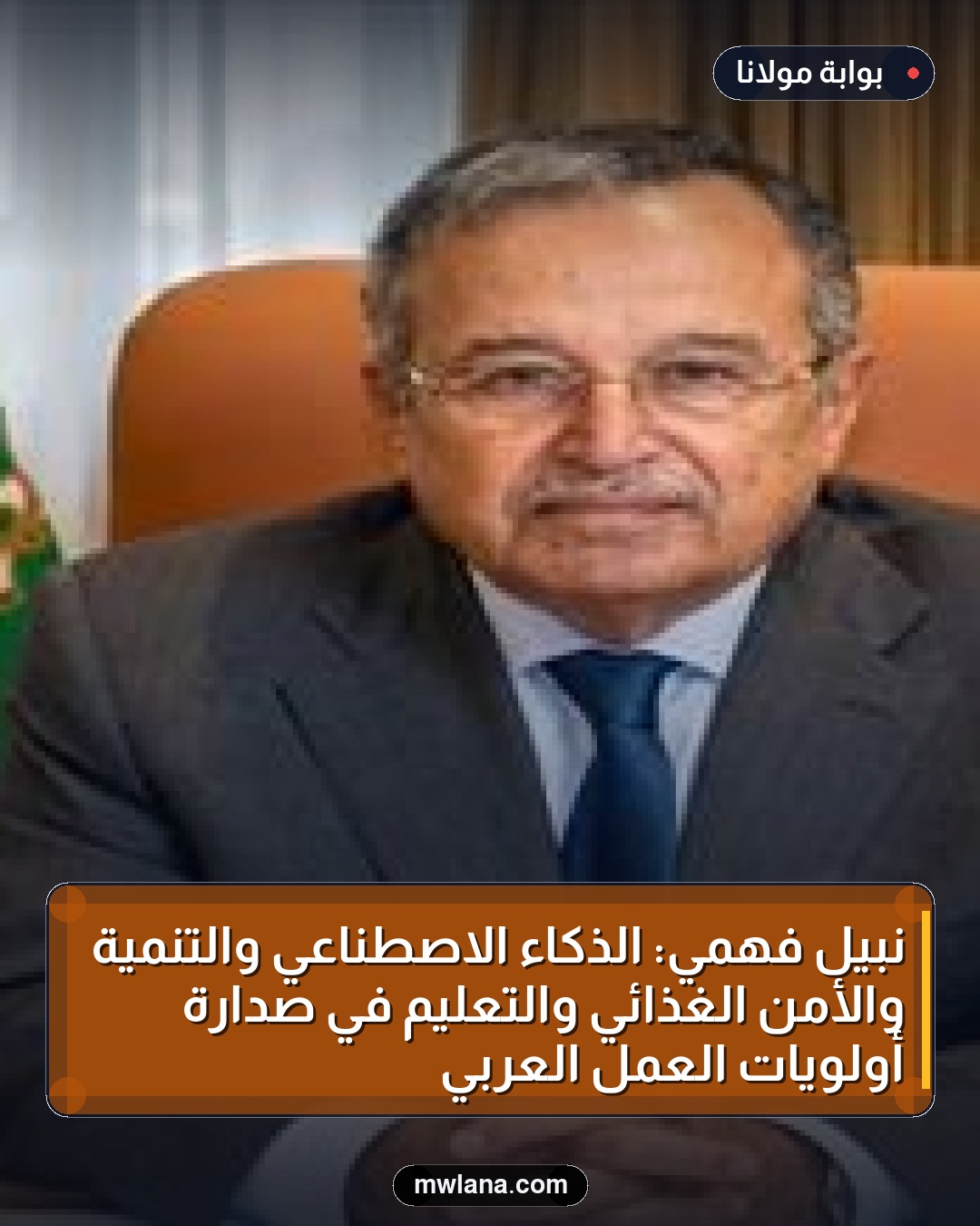 نبيل فهمي: الذكاء الاصطناعي والتنمية والأمن الغذائي والتعليم في صدارة أولويات العمل العربي