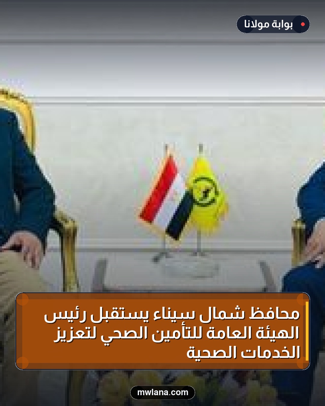 محافظ شمال سيناء يستقبل رئيس الهيئة العامة للتأمين الصحي لتعزيز الخدمات الصحية