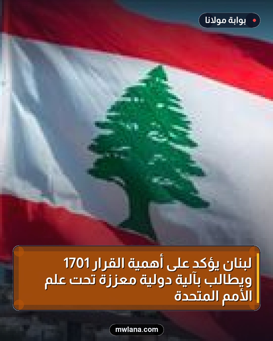 لبنان يؤكد على أهمية القرار 1701 ويطالب بآلية دولية معززة تحت علم الأمم المتحدة