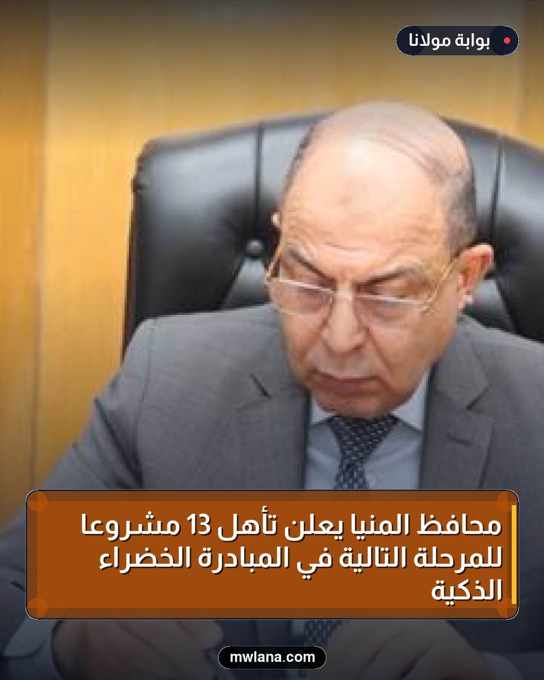 محافظ المنيا يعلن تأهل 13 مشروعًا للمرحلة التالية في المبادرة الخضراء الذكية