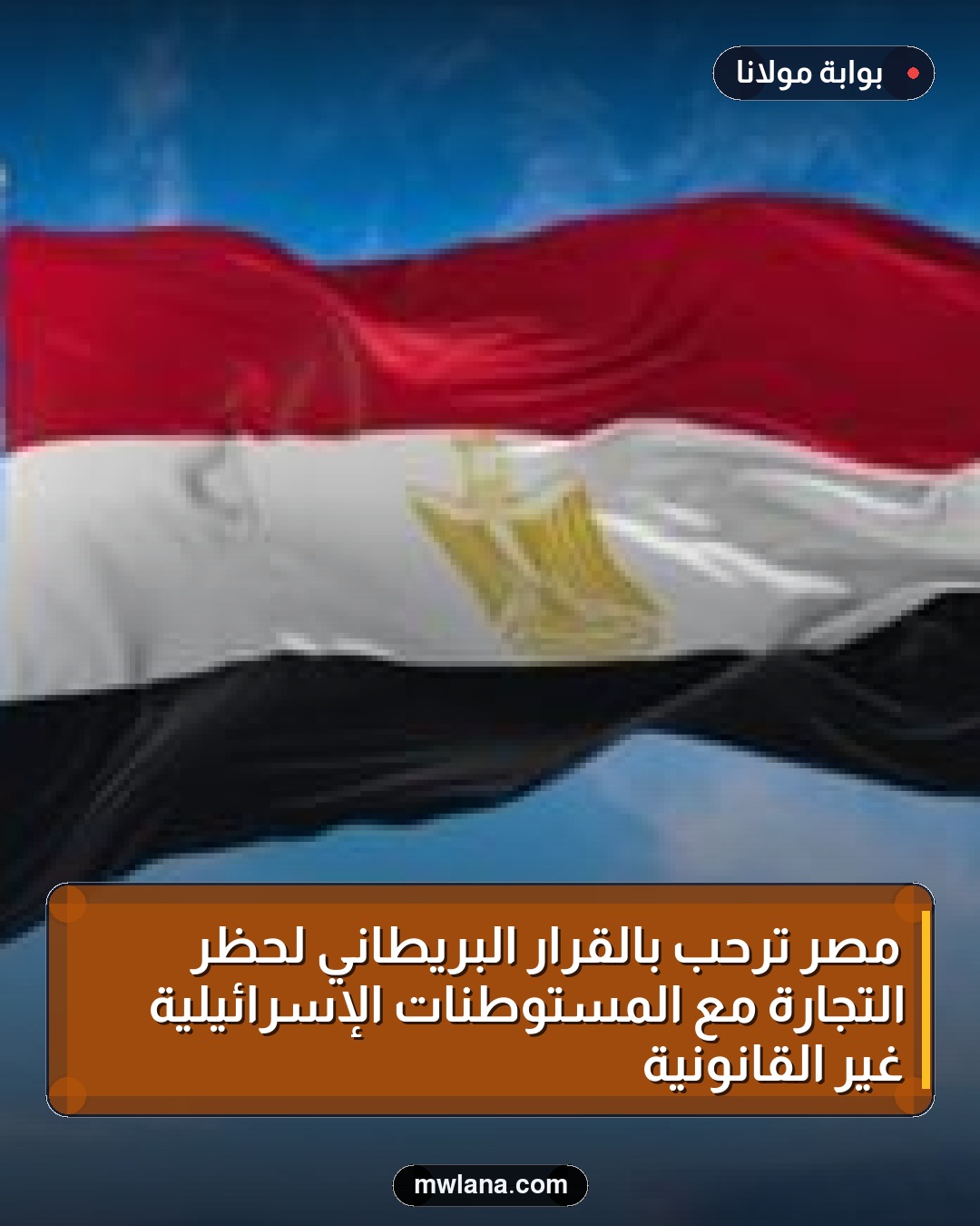 مصر ترحب بالقرار البريطاني لحظر التجارة مع المستوطنات الإسرائيلية غير القانونية