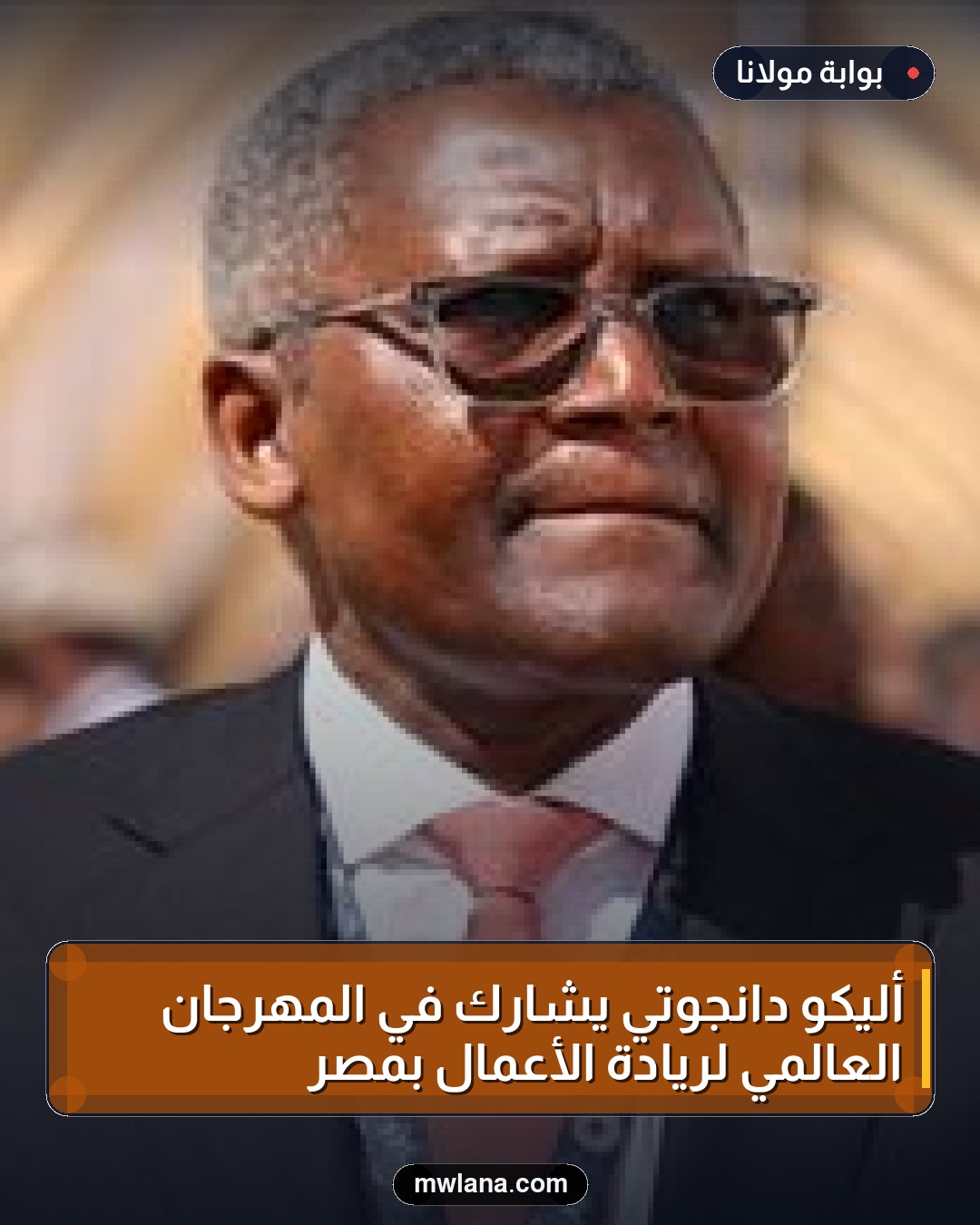 أليكو دانجوتي يشارك في المهرجان العالمي لريادة الأعمال بمصر