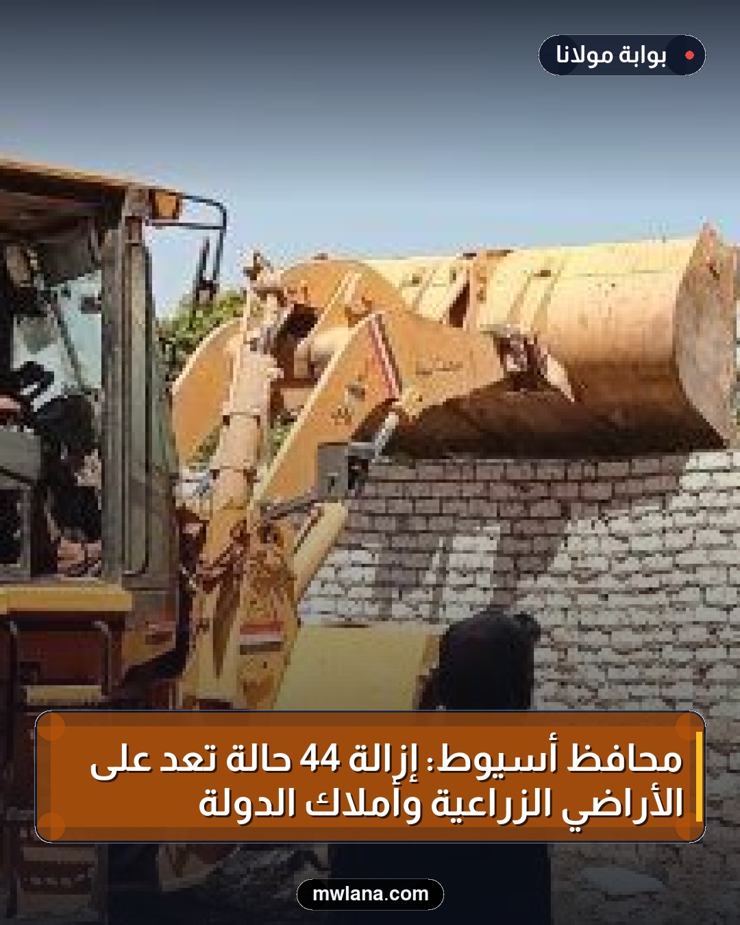 محافظ أسيوط: إزالة 44 حالة تعدٍ على الأراضي الزراعية وأملاك الدولة